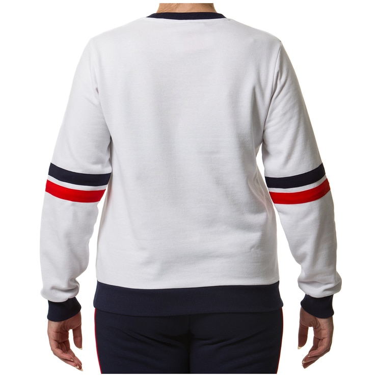 Fila Women's Tara Crew Jumper White Costco Australia