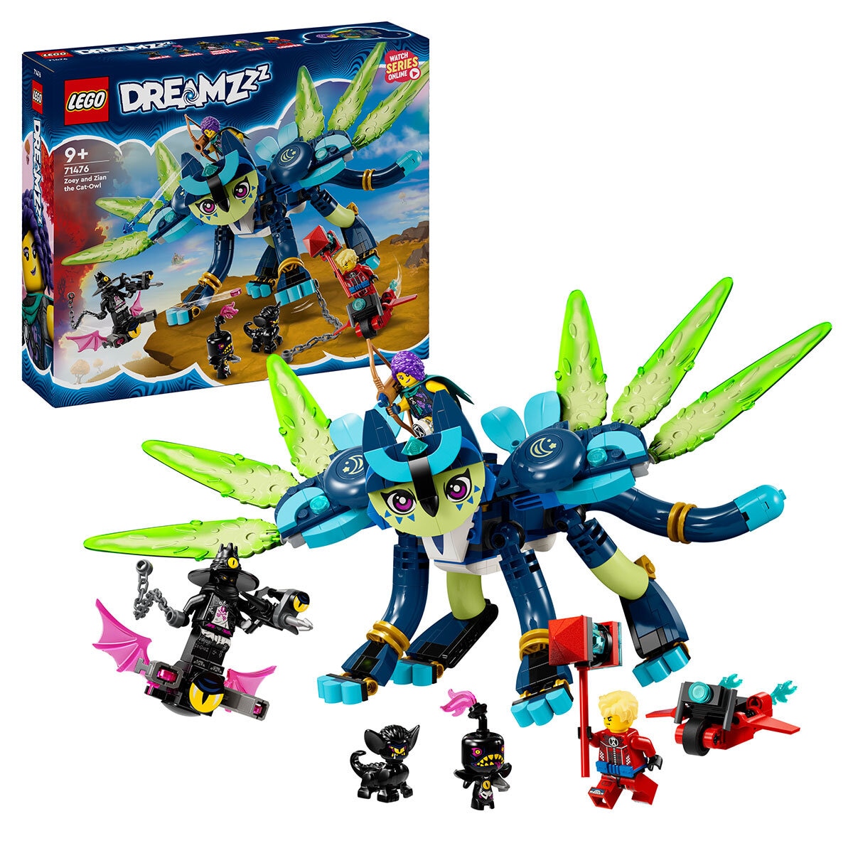 LEGO DREAMZzz Zoey and Zian the Cat-Owl 71476