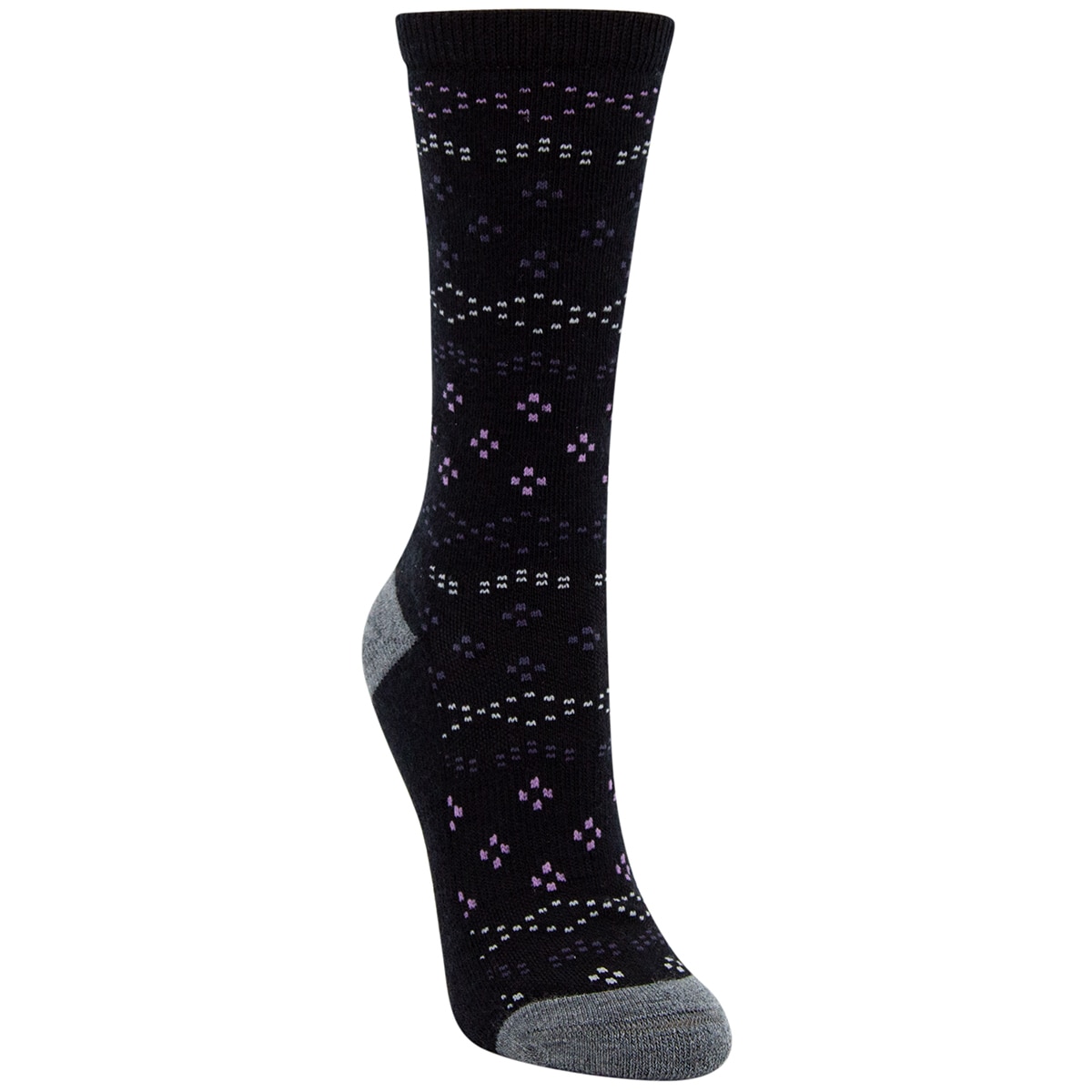 Kirkland Signature Trail Sock - Black/Purple