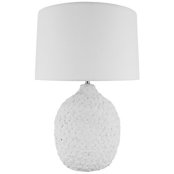 NF Living Erica Ceramic Table Lamp with Linen Shade