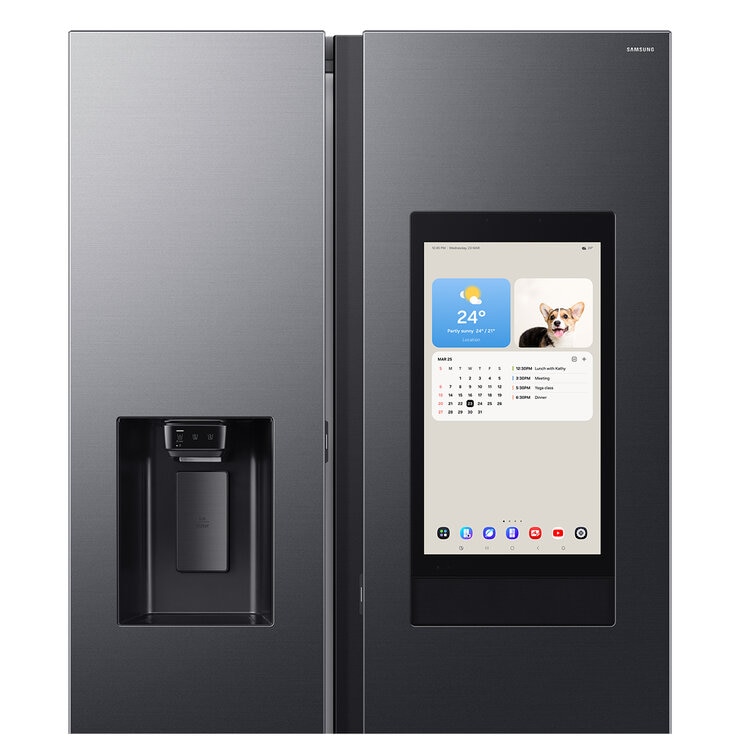 Samsung 615L Family Side-By-Side Refrigerator Black SRS6800BFH