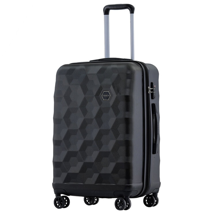 Tosca Bahamas Luggage 3 Piece Set Black