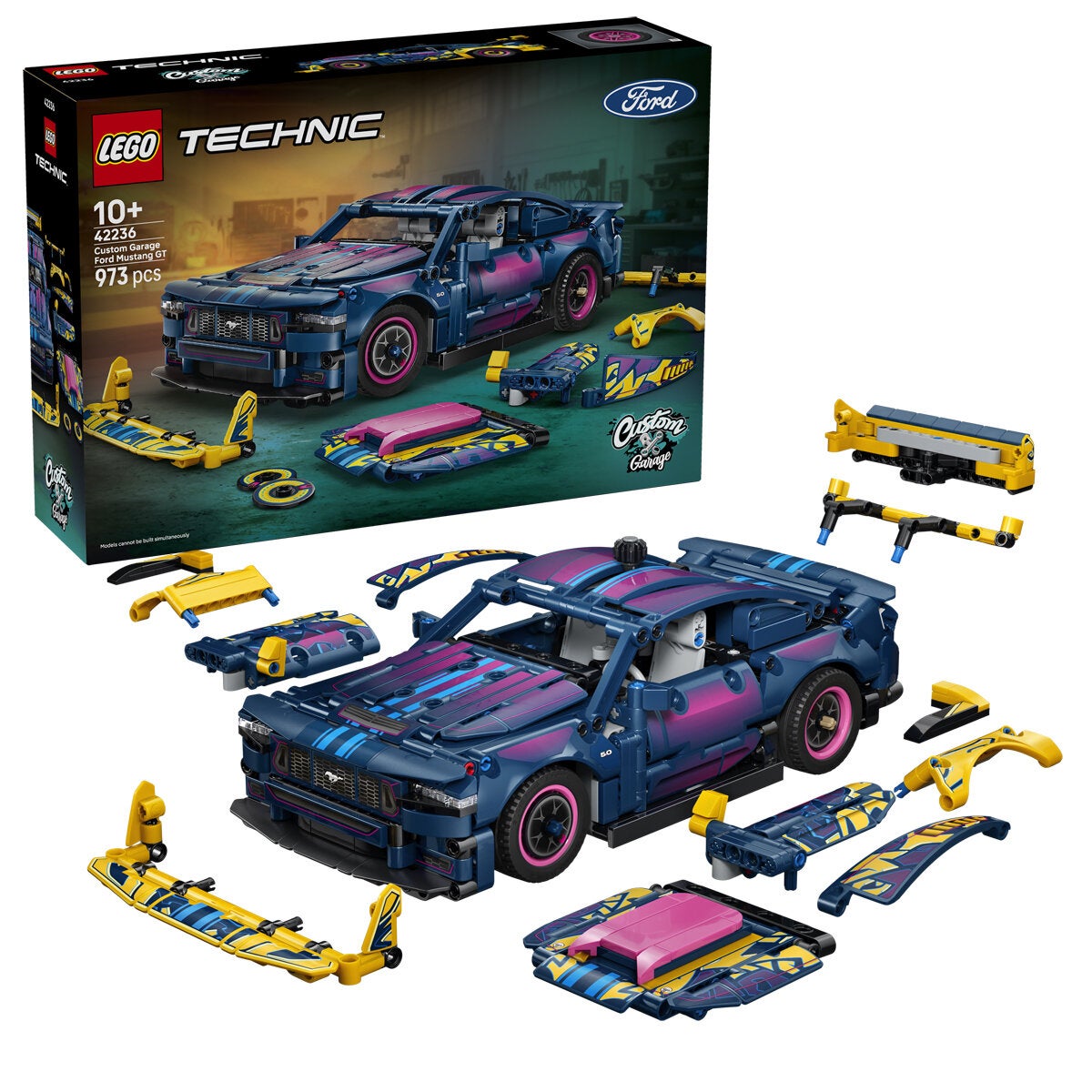 LEGO Technic Custom Garage Ford Mustang GT Car 42236