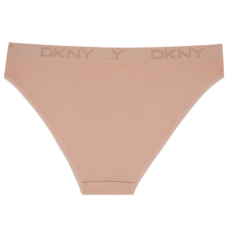 DKNY Women's Bikini Brief 4 Pack Extra Large