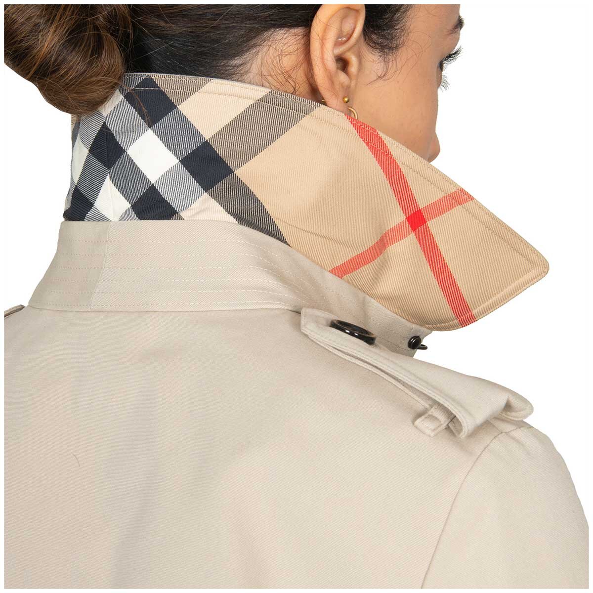 Burberry Harbourne Trench Coat Stone