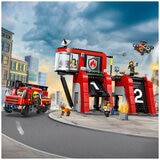 LEGO fire station with fire truck city 6041