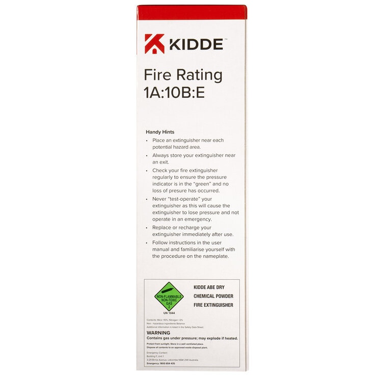 Kidde Twin Pack 1kg Extinguisher Kidde Twin Pack 1kg Extinguisher