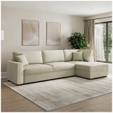 Thomasville 2 Piece Convertible Sectional With Chaise