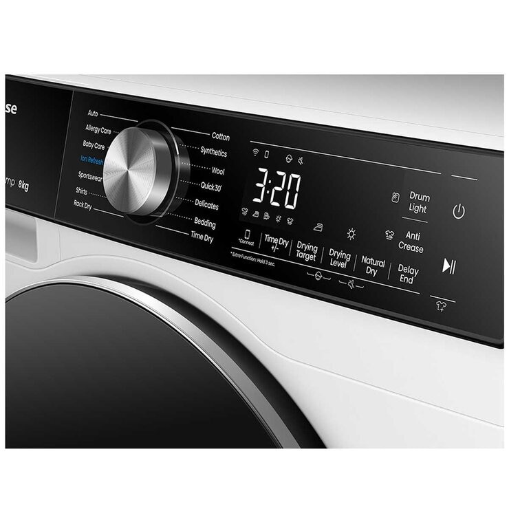 Hisense 8kg Series 5 Heat Pump Dryer White HDF5S80H