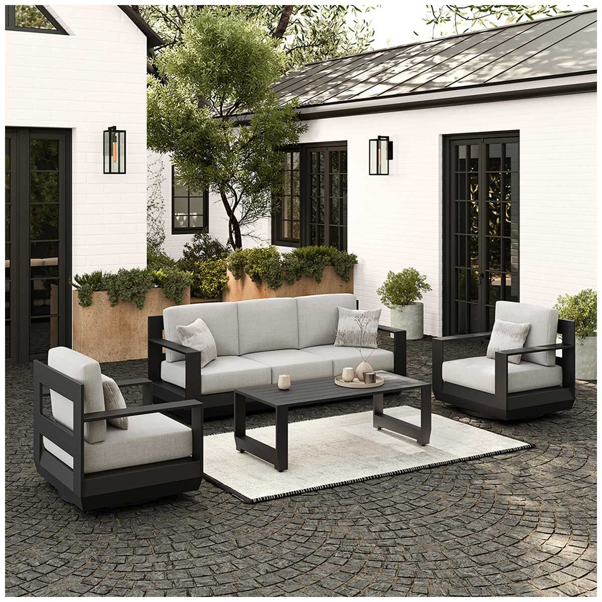 Henredon Calis 4 Piece Outdoor Seating Set