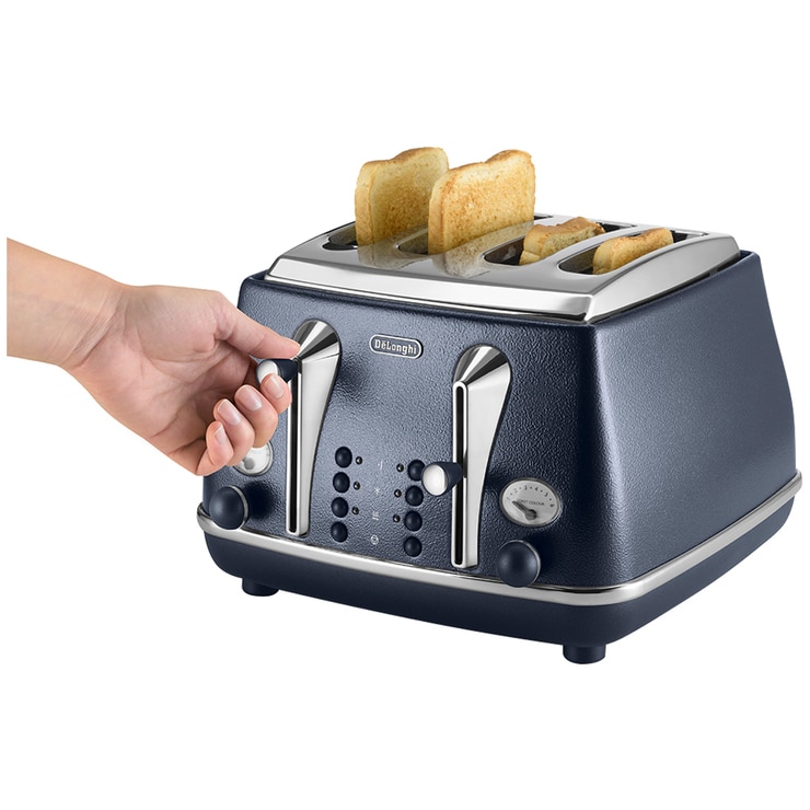 Delonghi Icona Element Blue 4 Slice Toaster CTOE4003BL Costco Australia