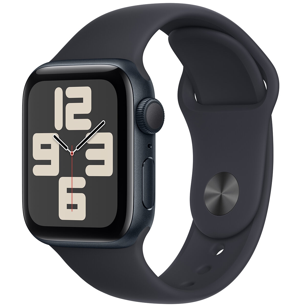 Apple Watch SE GPS 40mm Midnight Aluminium Case with Midnight Sport Band - S/M