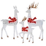 White Deer Family 3 Piece Set White Deer Family 3 Piece Set