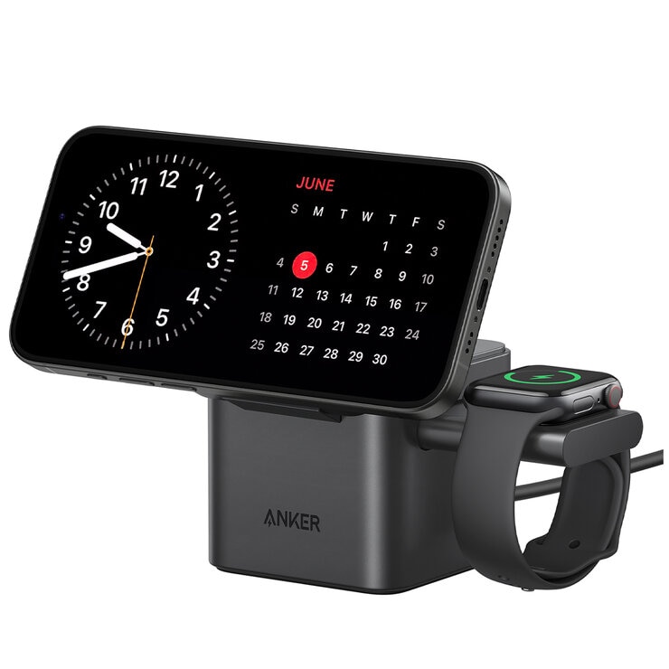 Anker 3-in-1 Wireless Charging Cube with MagSafe B25M5T11