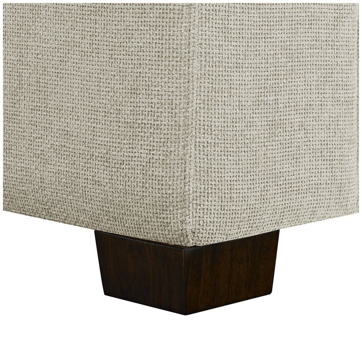 Thomasville 6 Piece Fabric Modular Sectional with Storage Ottoman/