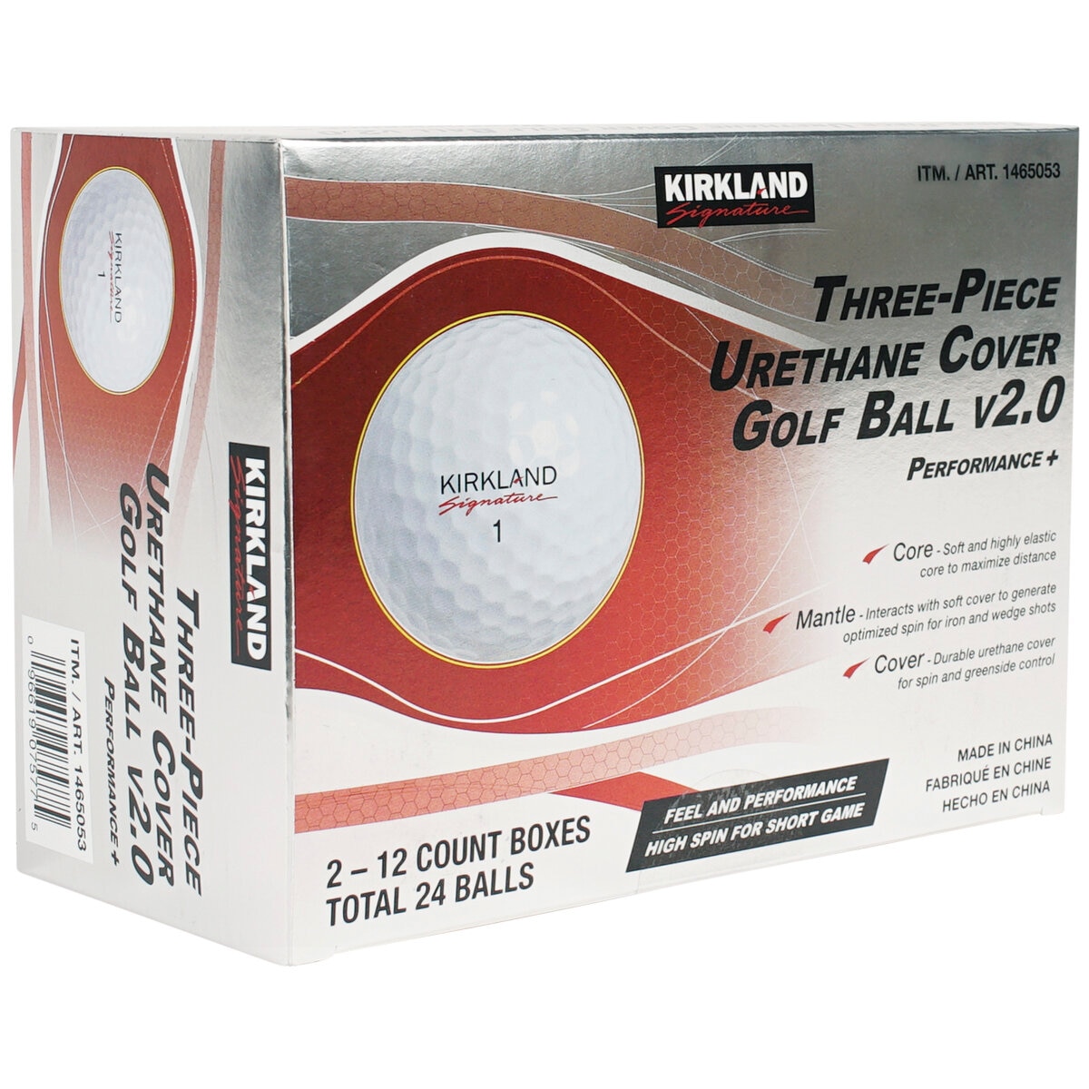 Kirkland Signature Performance Plus 3pc Golf Balls 24pk