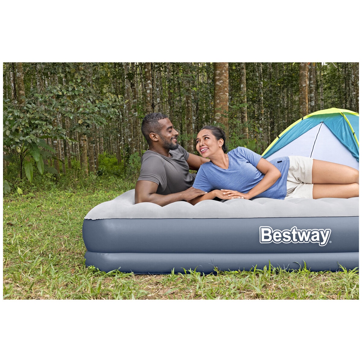 Bestway Tritech Air Mattress Queen Built-in Rechargeable Pump