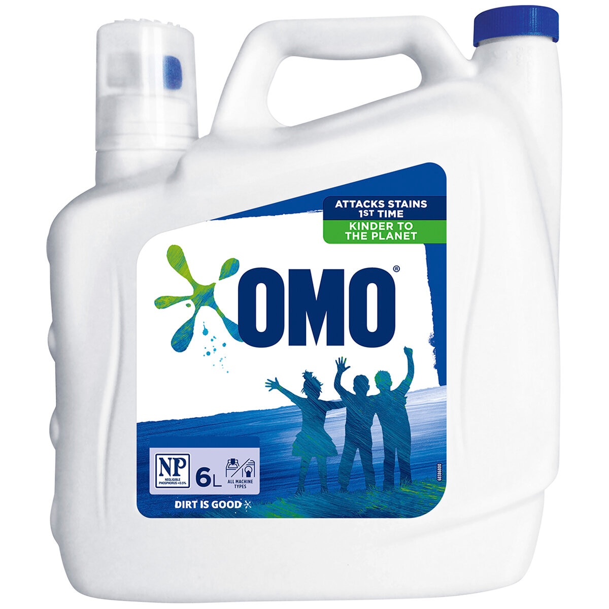 OMO Active Clean Laundry Liquid Detergent 6L