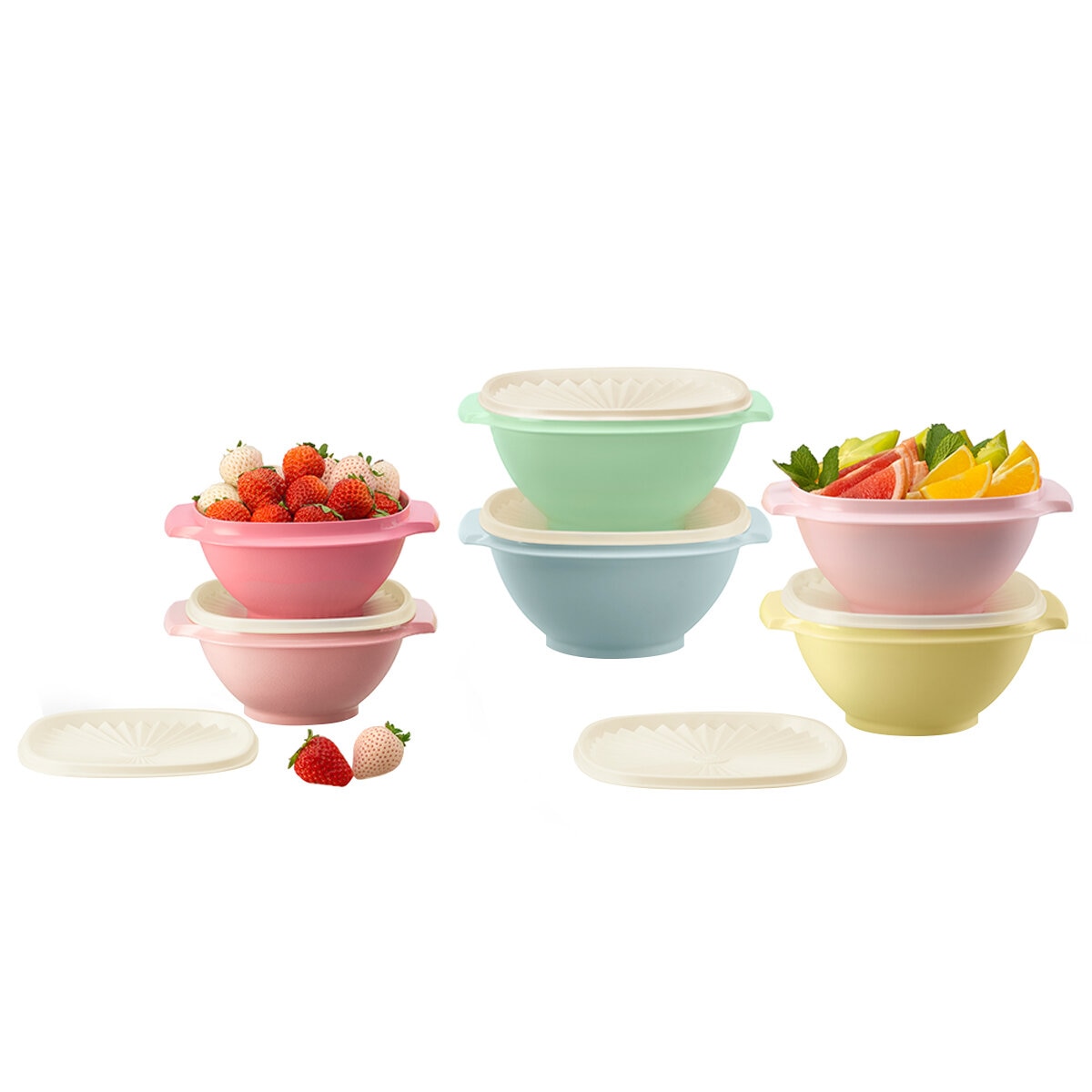 Tupperware Heritage Bowls 12 Piece Set