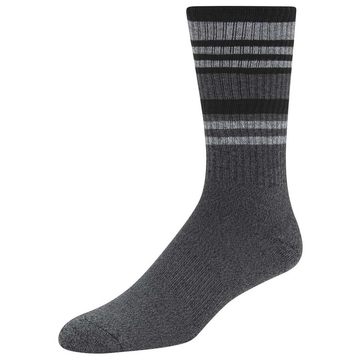 Weatherproof Men's Cool Max Socks Black And Grey