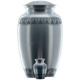 Value Coffins Classic Pewter Urn Set