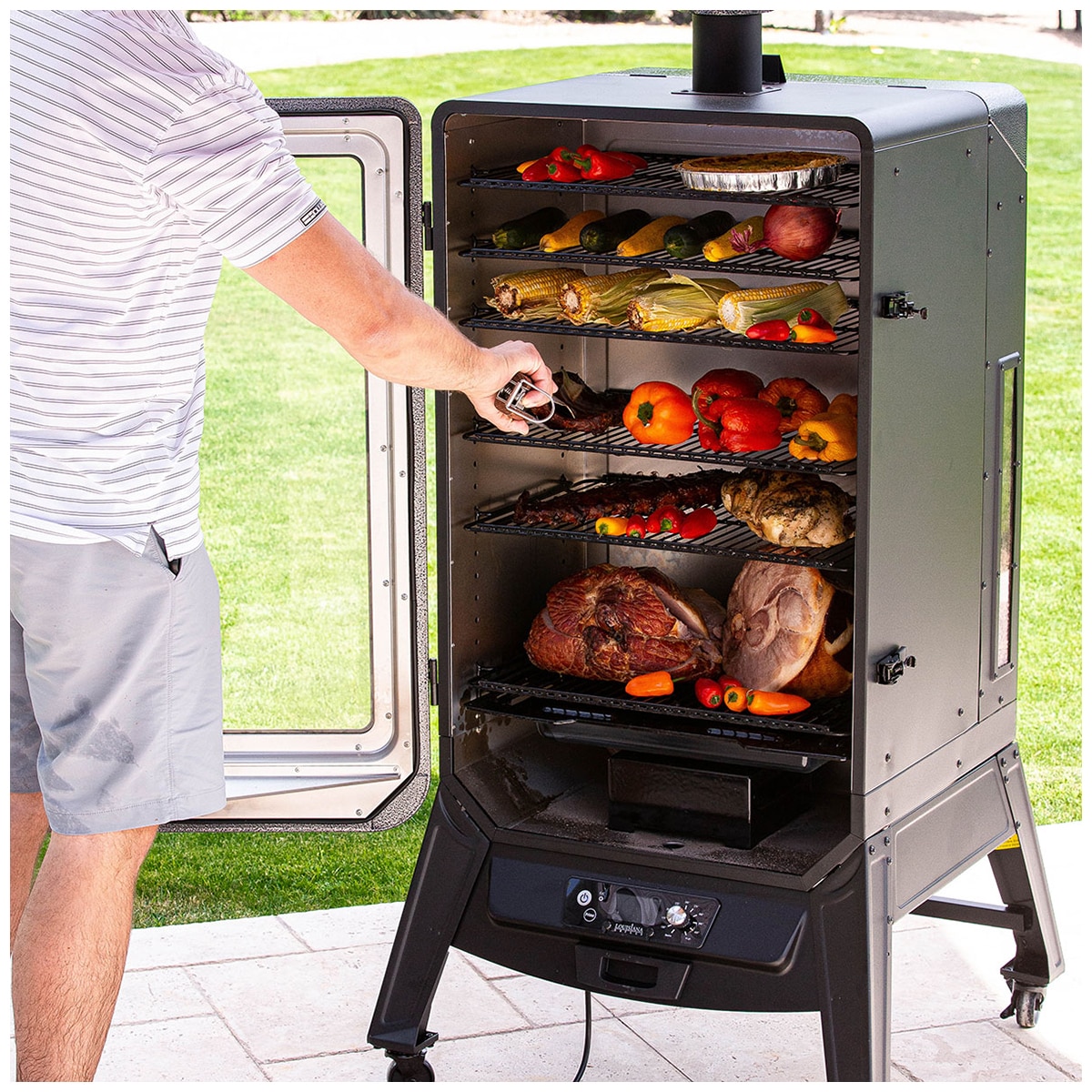 Louisiana Grills Series Wood Pellet Vertical Smoker Costco Australia