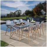 SunVilla Biblos 7 Piece Dining Set