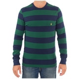 Ralph Lauren Long Sleeve Polo - Green Stripe