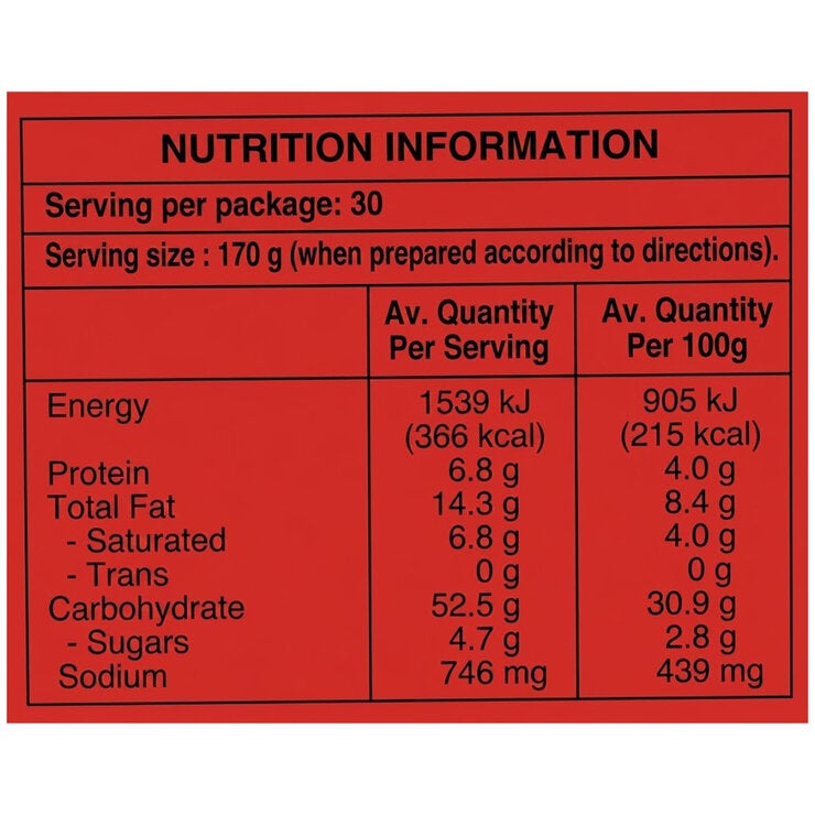 Supermi Mi Goreng Noodle 30 x 80g