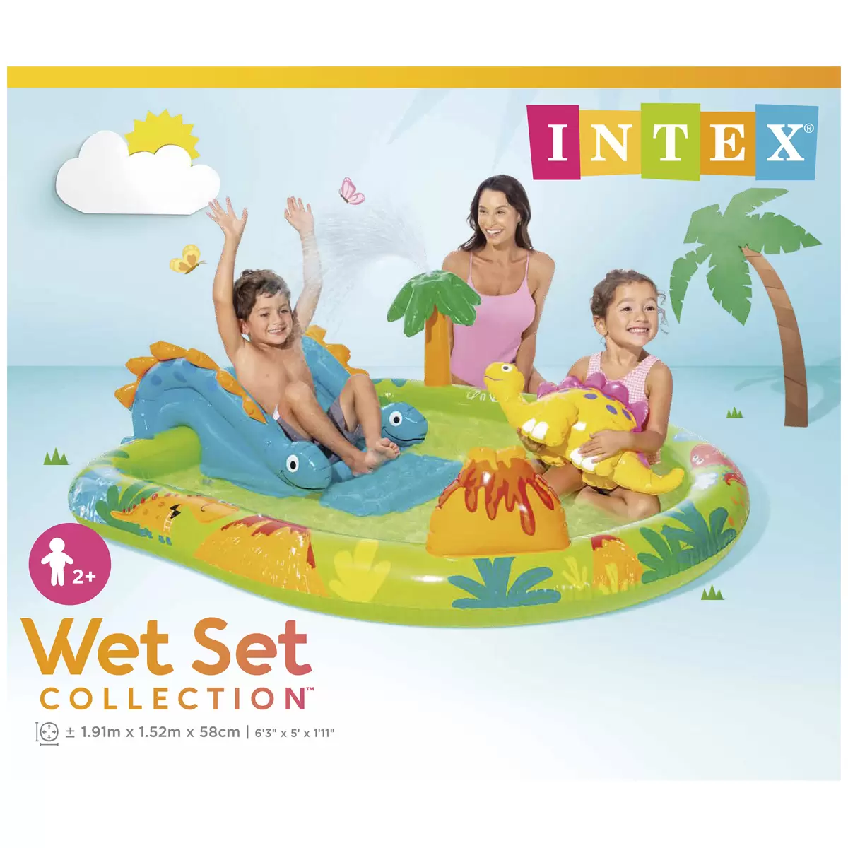 Intex Inflatable Little Dino Playcentre