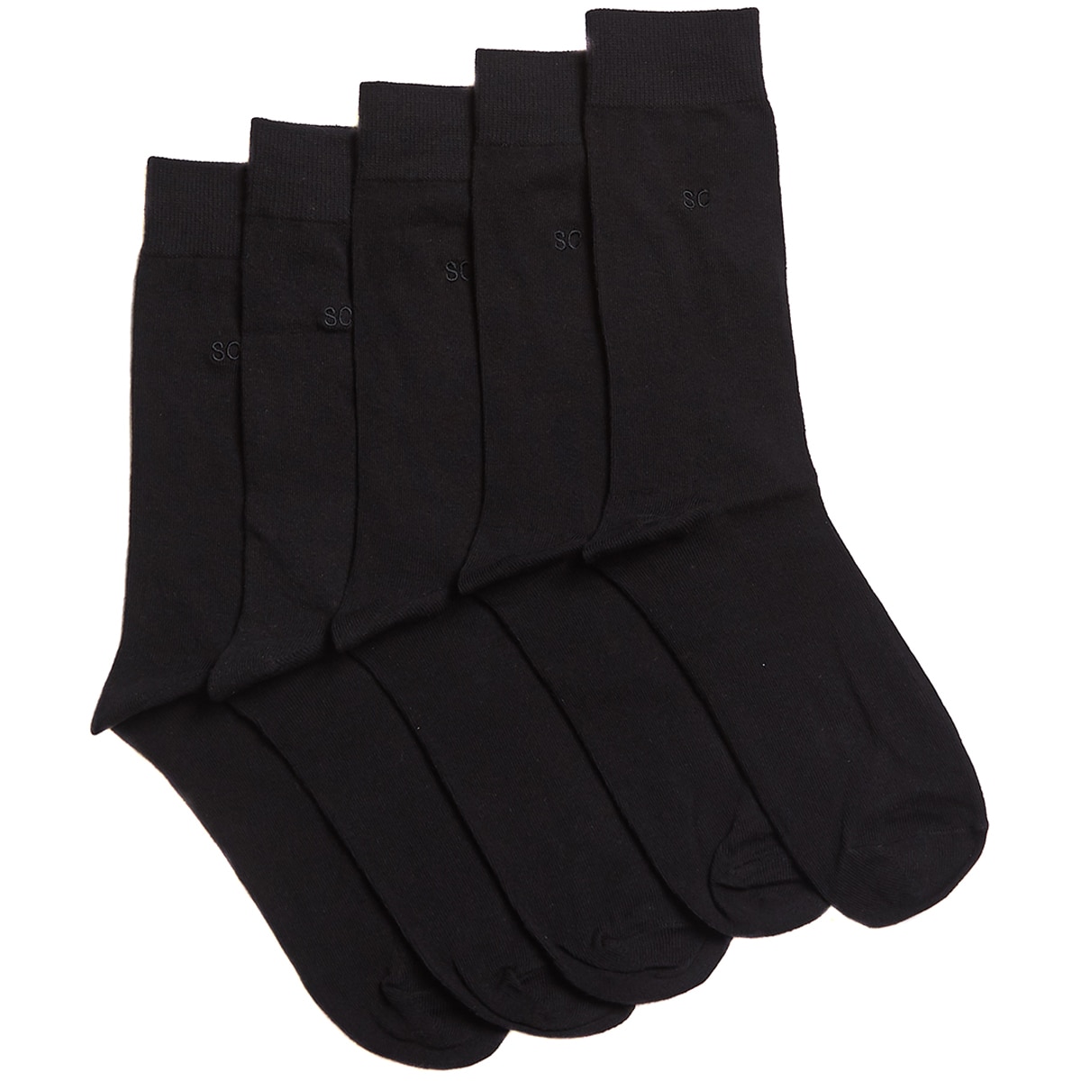 Sportscraft Dress Sock 5 Pack - Black