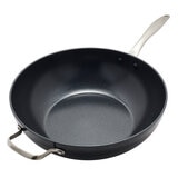 GreenPan Black Pro Ceramic Non-Stick Open Wok 36cm