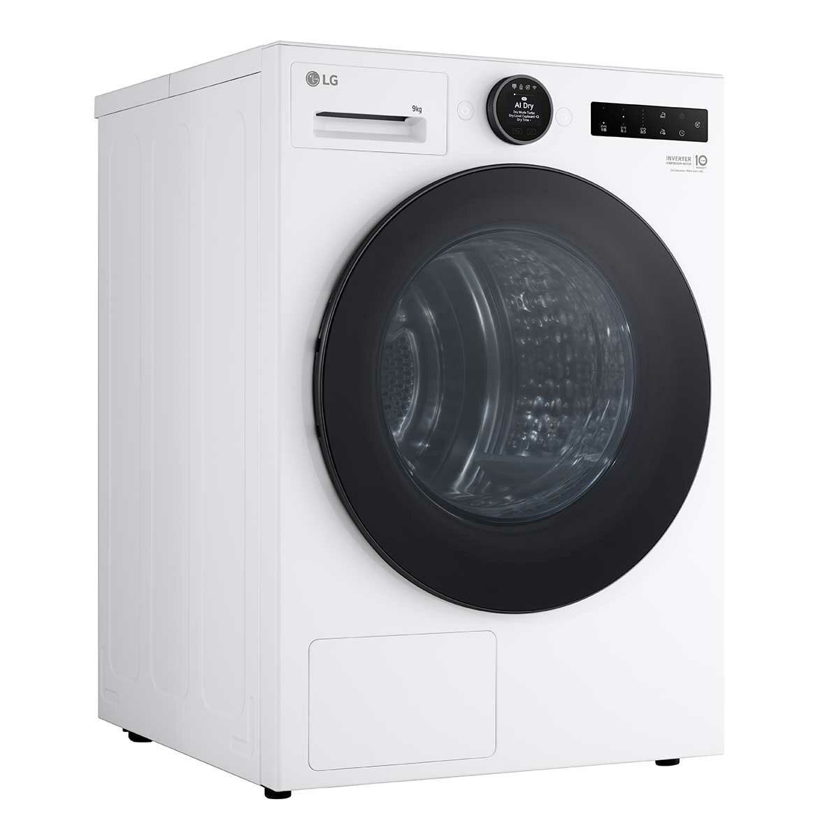 LG 9kg Series 9 Heat Pump Dryer Essence White DXH9-09W