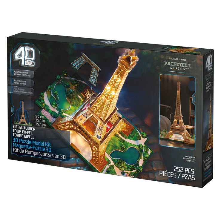 4D Build Eiffel Tower 3D Puzzle Model Kit 4D Build Eiffel Tower 3D Puzzle Model Kit