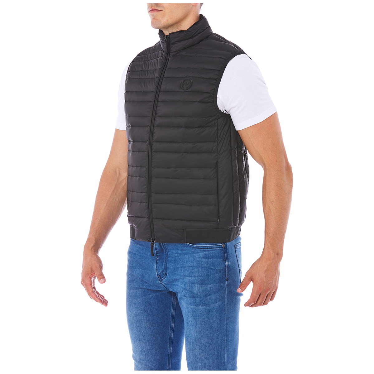 Armani Exchange Men's Puffer Vest Black