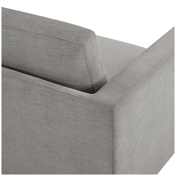 Thomasville 3 Piece Fabric Convertible Sectional With Storage Seat