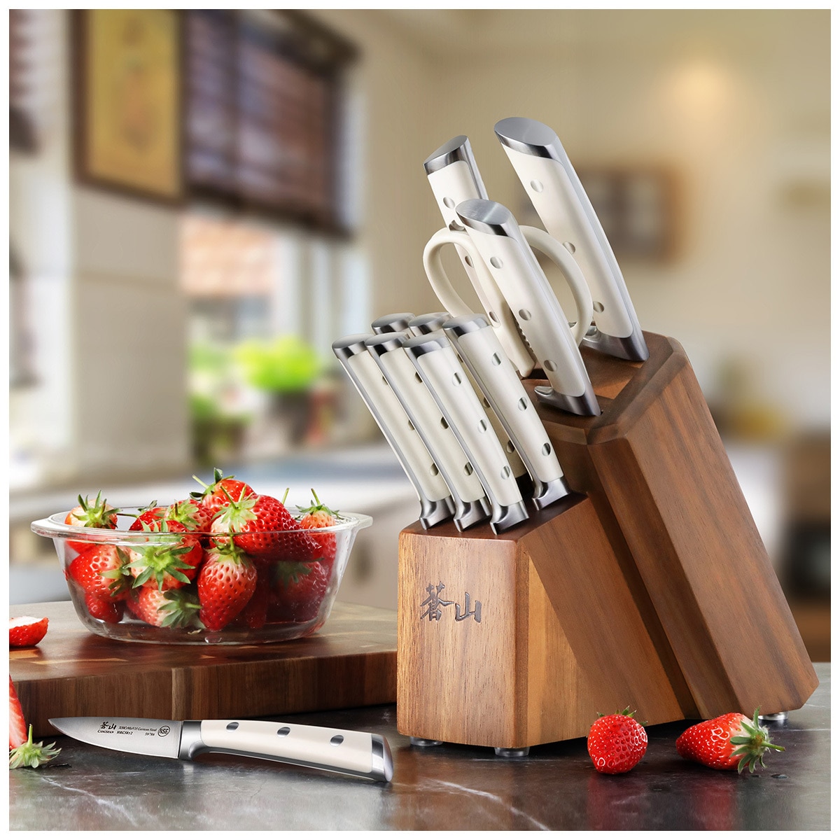 Cangshan S1 Series German Steel Forged 12-Piece Knife Block Set