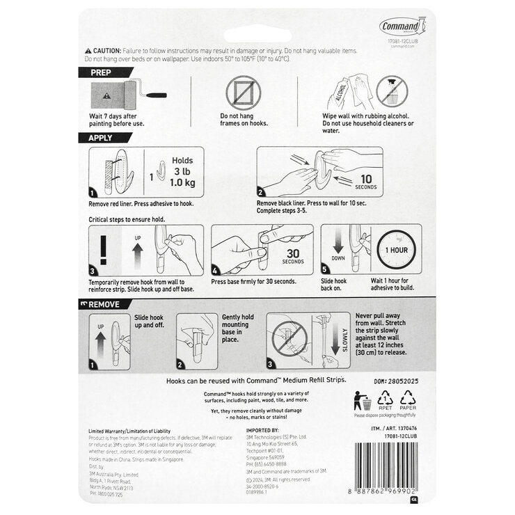 3M Command Picture Hanging and Hooks Assorted Packs