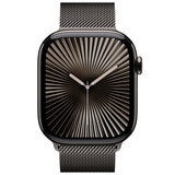 Apple Watch Series 10 GPS + Cellular 42mm Slate Titanium Case With Slate Milanese Loop