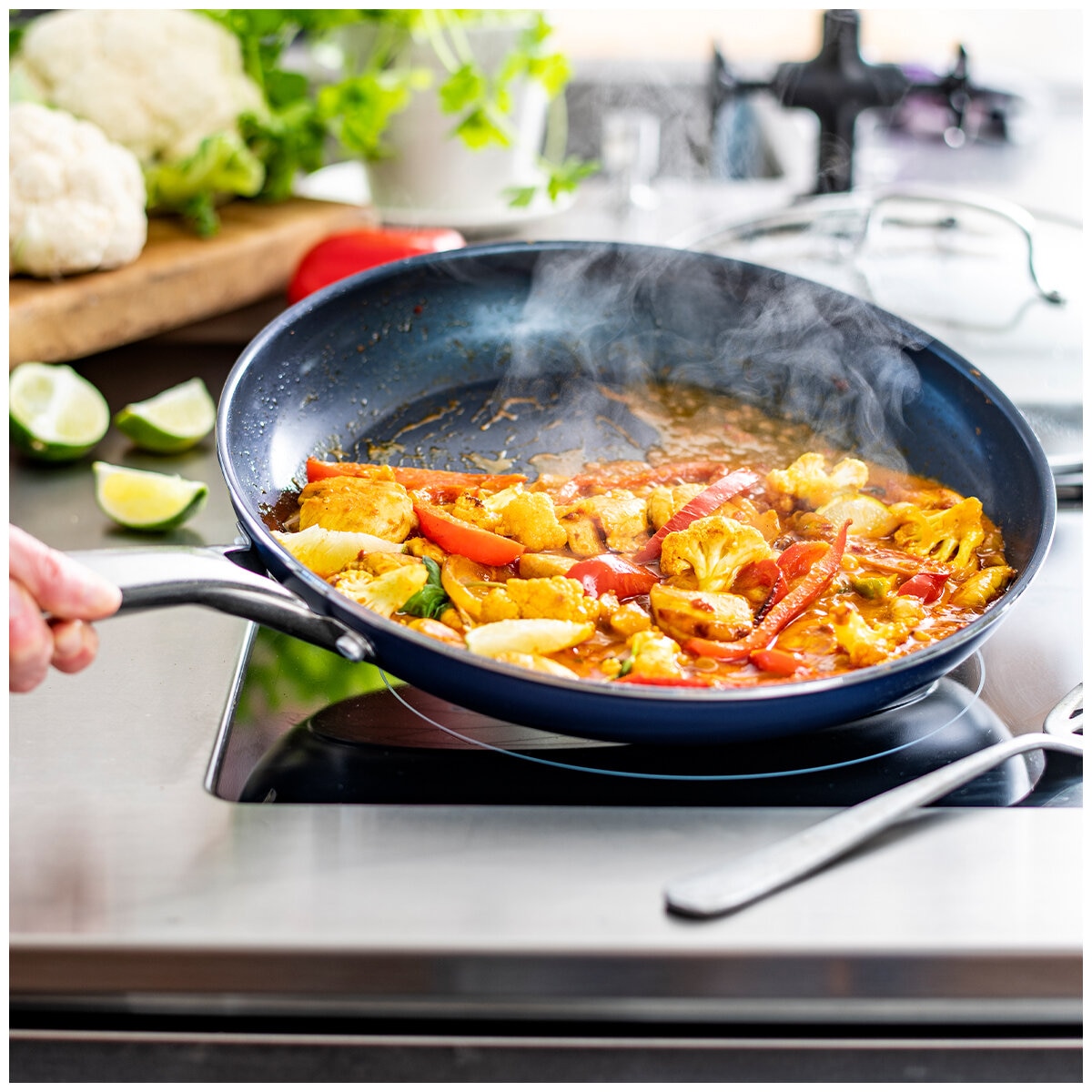 Blue Diamond Nonstick Ceramic Frypans 2 Pack