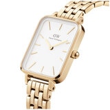 Daniel Wellington Quadro White Dial 5-link Gold Strap Women's Watch DW00100622 Daniel Wellington Quadro White Dial 5-link Gold Strap Women's Watch DW00100622