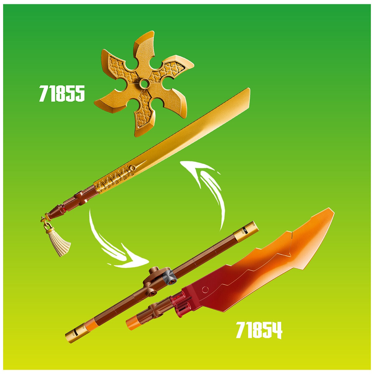 LEGO NINJAGO Cole’s Mission Mech & Dragon Zane 71854