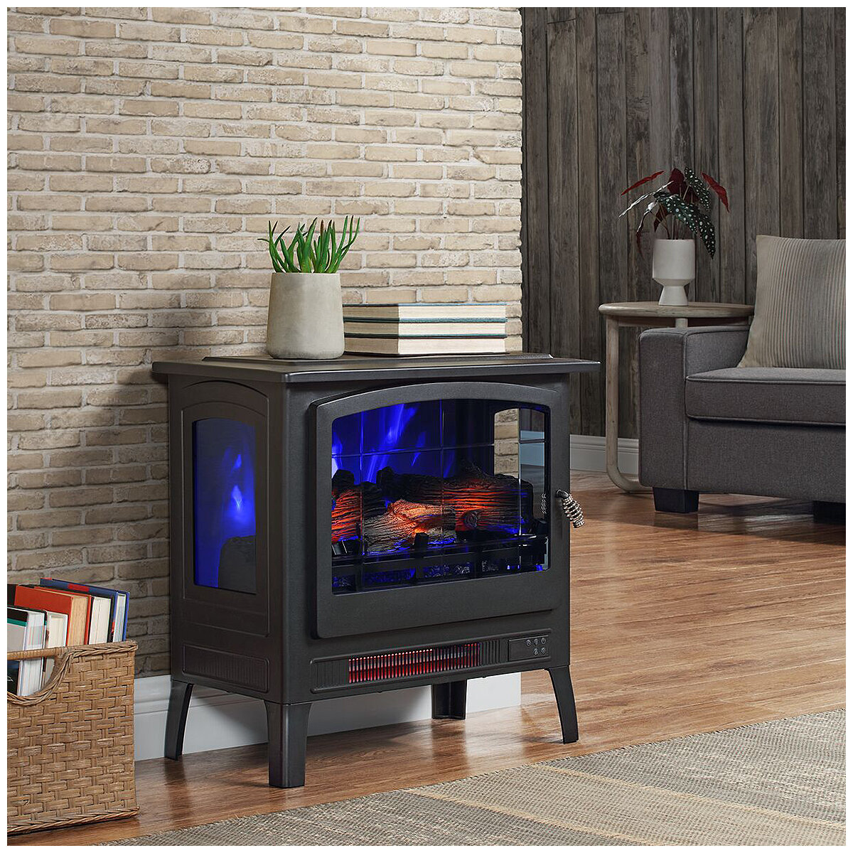 Infrared Freestanding Electric Stove Fireplace