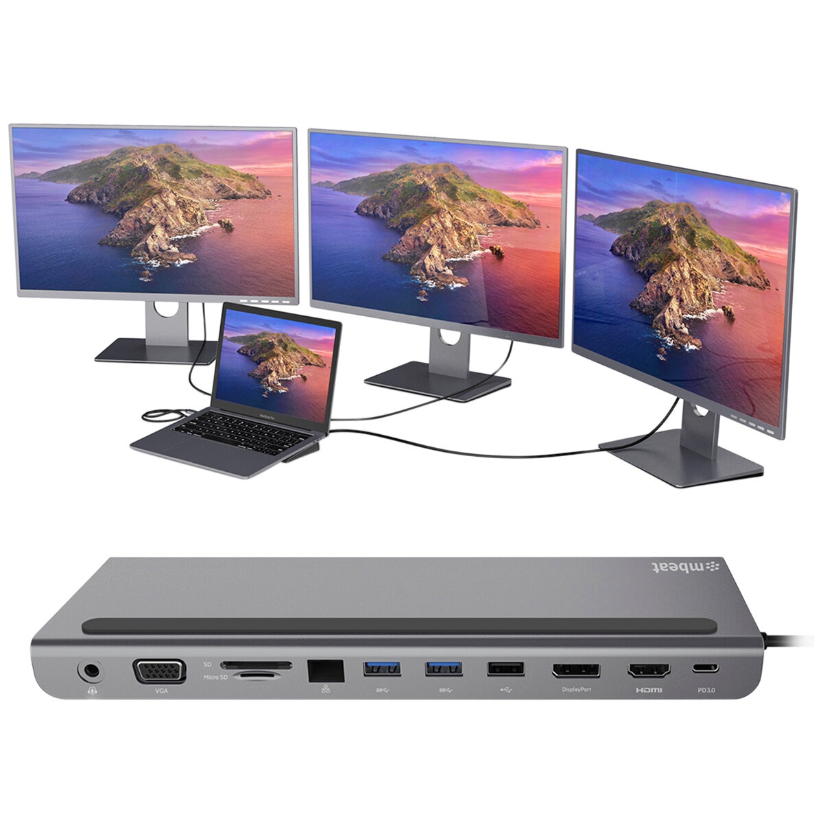 Belkin Univsersal USB-C 11-in-1 Multiport Dock - Laptop Docking statio —  The Ergo Shoppe