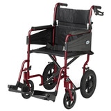 Days Escape Wheelchair Transit Attendant propelled Red