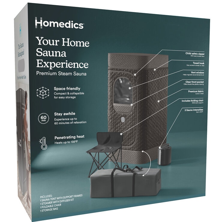 Homedics Premium Steam Sauna SPE-SN400-BK-AU