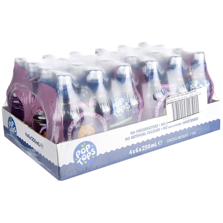 PopTops Blackcurrent 24x250ml PopTops Blackcurrent 24x250ml