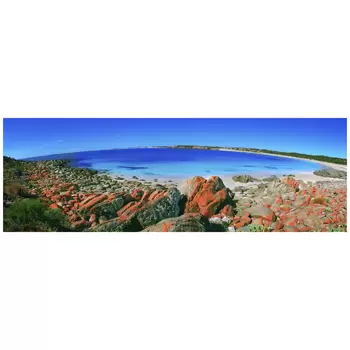 Ken Duncan Dolphin Beach Innes NP SA Framed Print 161 x 77.3cm