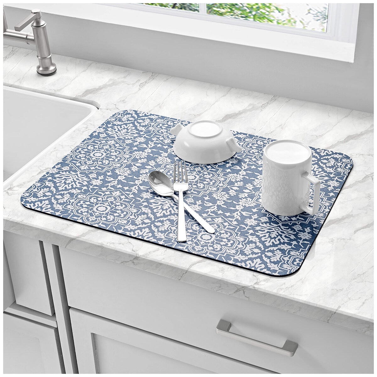 Creative Home Ideas Multi-Purpose Kitchen Mat 4 Pack
