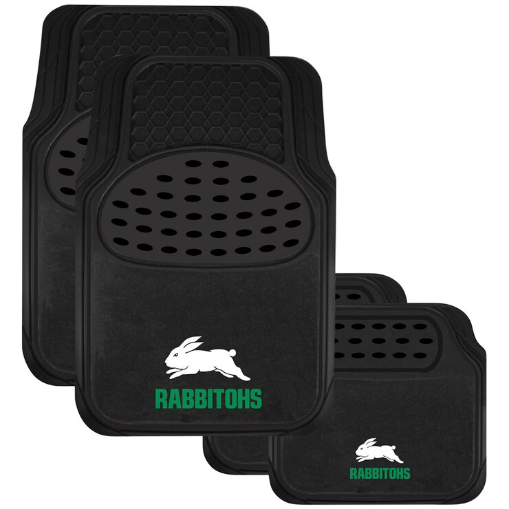 NRL Car Mats 4 Piece Set South Sydney Rabbitohs Costco Australia